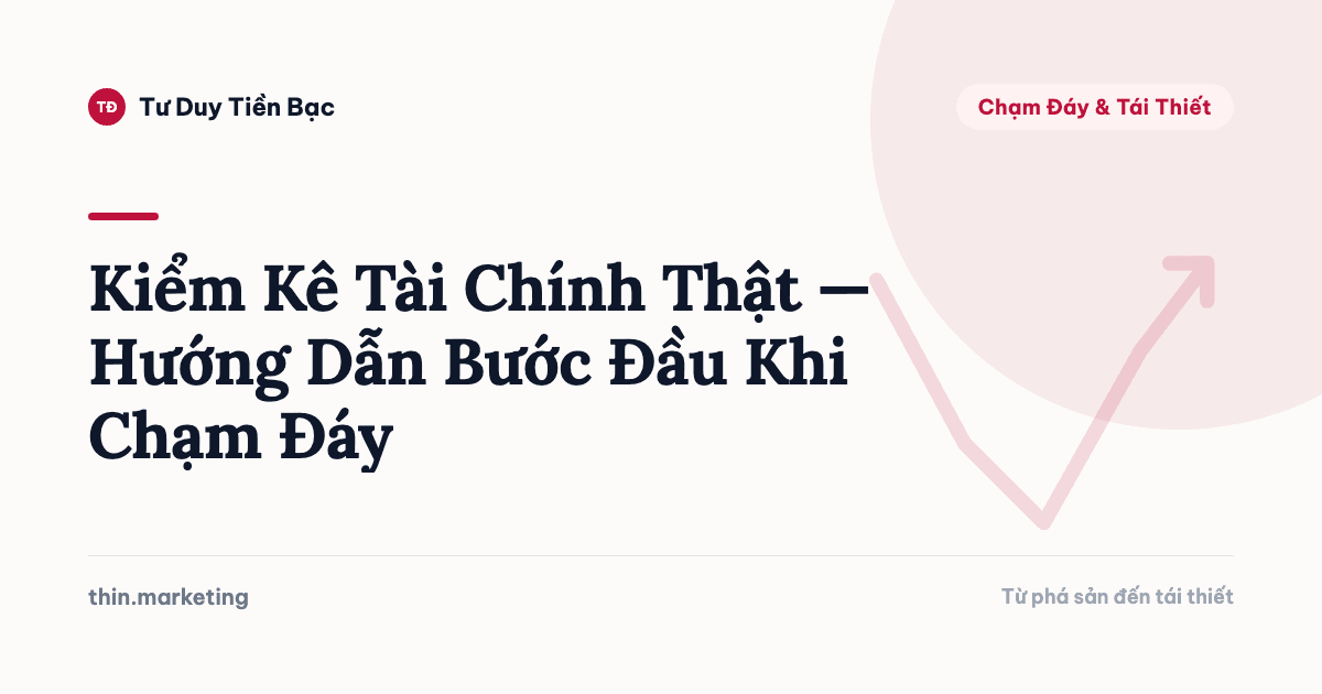 Kiểm Kê Tài Chính Thật — Hướng Dẫn Bước Đầu Khi Chạm Đáy