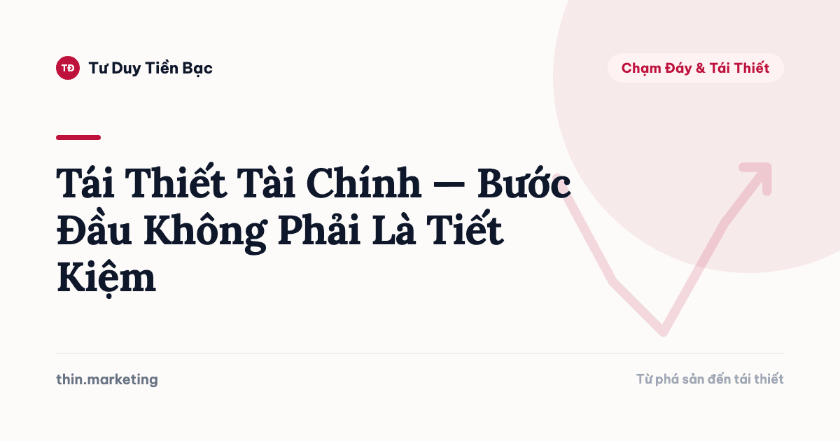 Tái Thiết Tài Chính — Bước Đầu Không Phải Là Tiết Kiệm